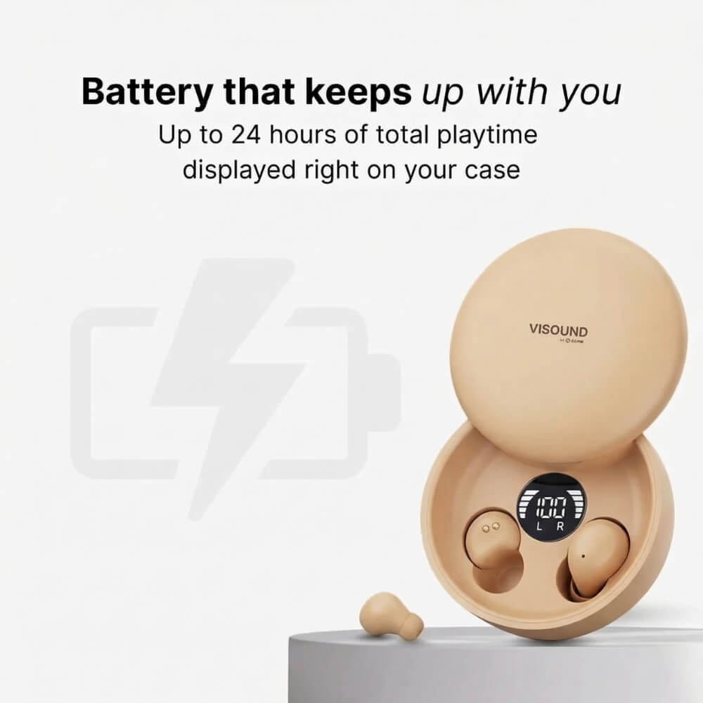 ViSound™ Air - Ultra-Light Earbuds - Skin Tones Edition