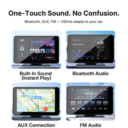 ViDrive™ All-in-One — Wireless CarPlay Screen