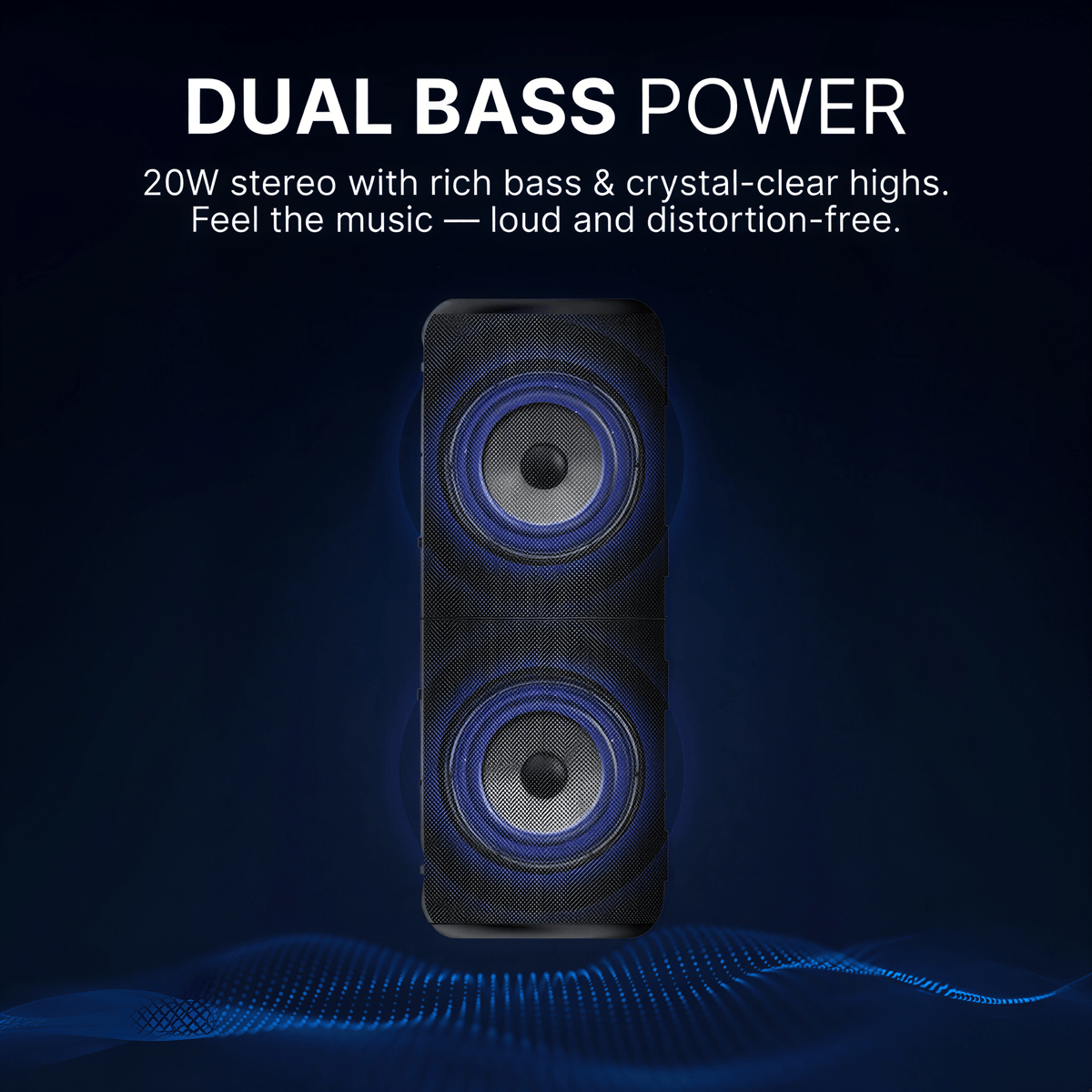 ViSound™ Boom – 2-in-1 Speaker & Bass Experience