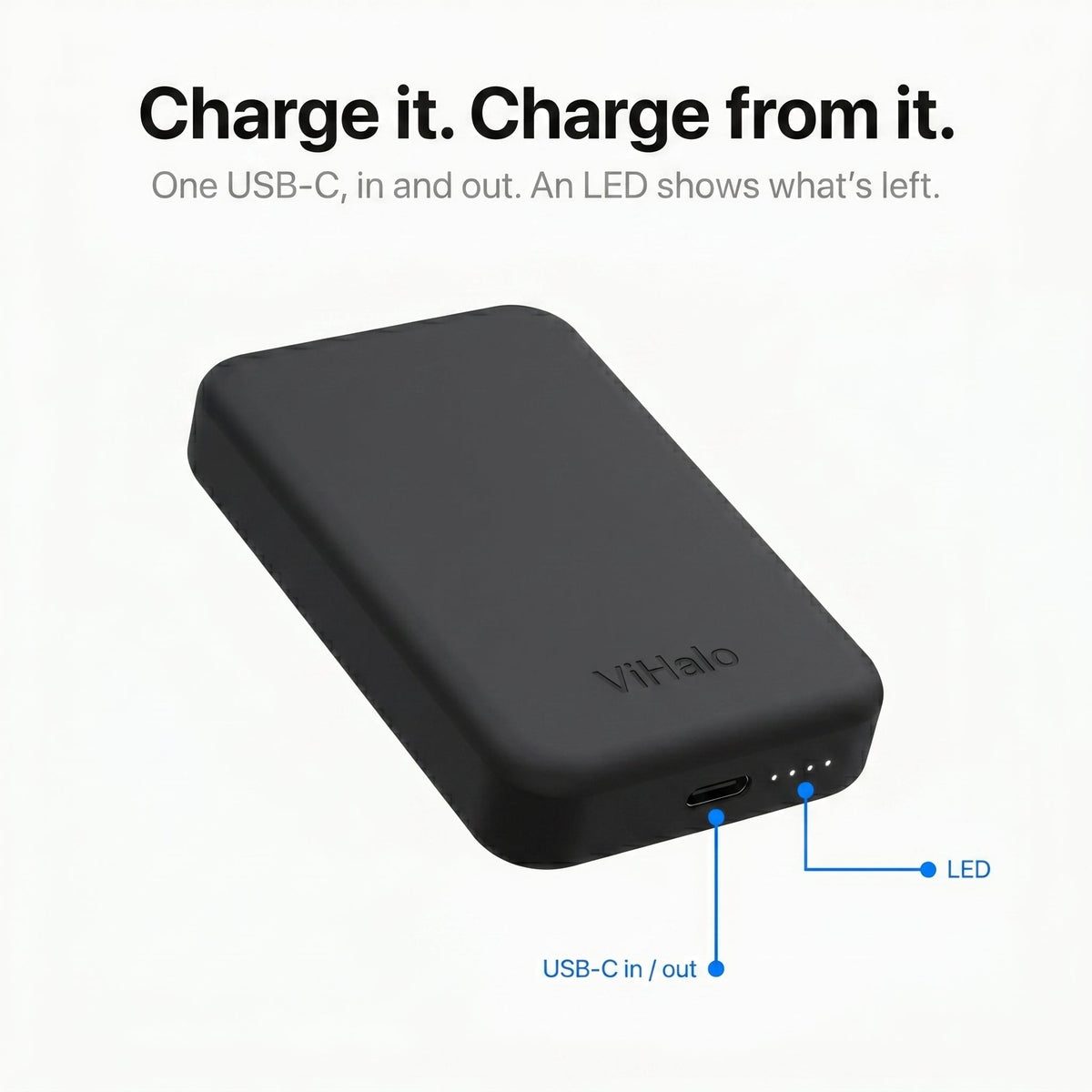 ViPower Halo - Magnetic Power Bank